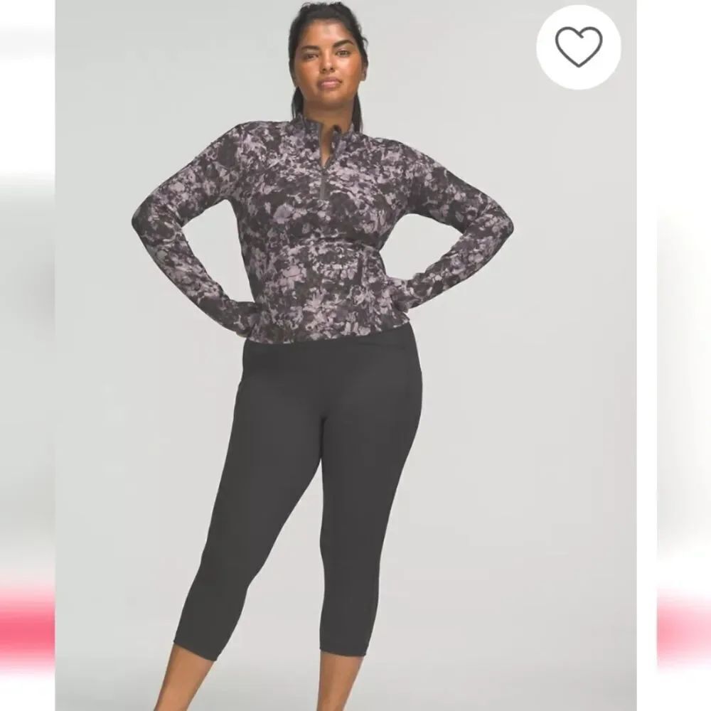 Lululemon Swift High Rise Crop 21' Leggings Forest Green Size 6